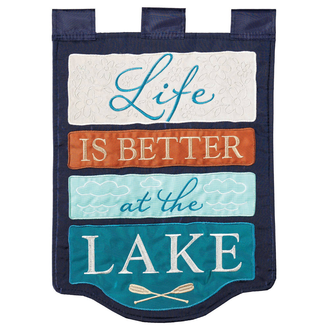Life is Better at the Lake Garden Flag