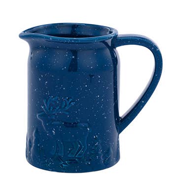 Blue Speckle Pitcher