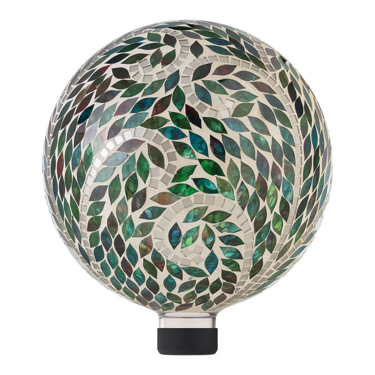 Alpine Corporation Mosaic Gazing Globe with Scroll Pattern