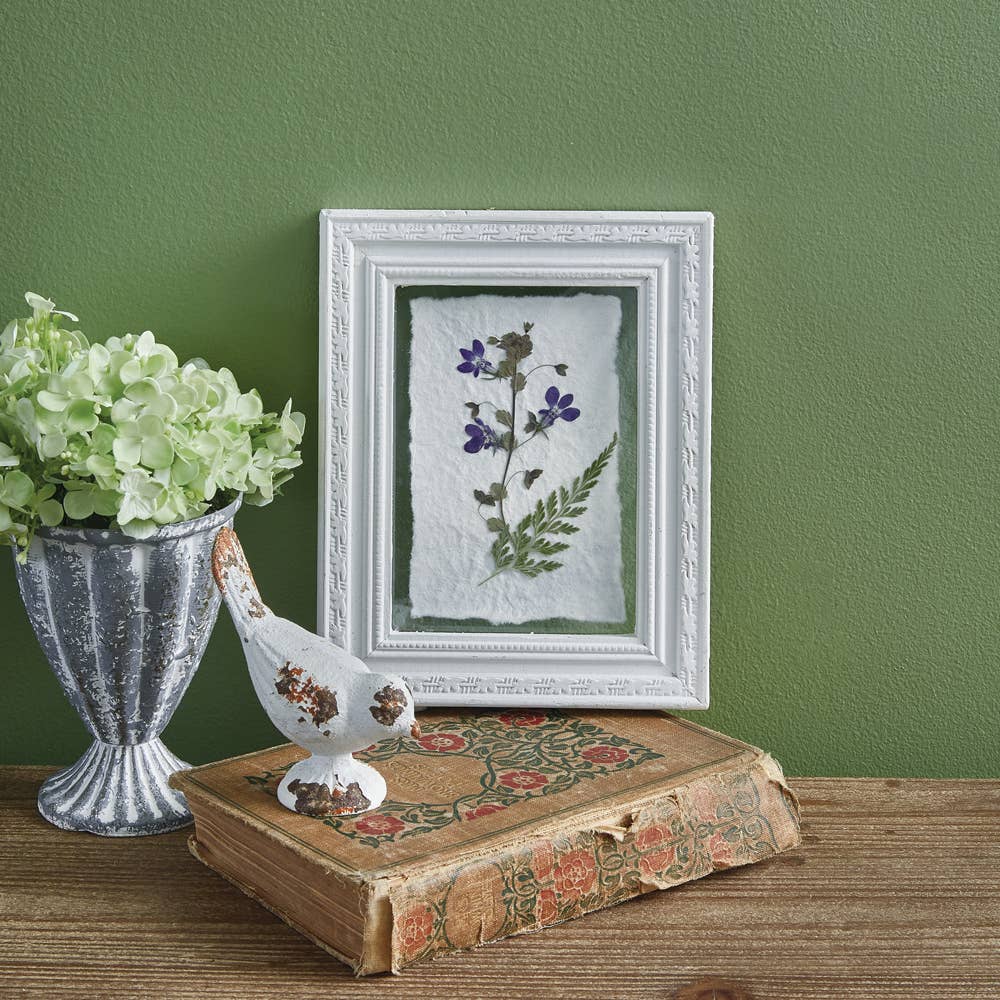 Pressed Violets Wall Decor