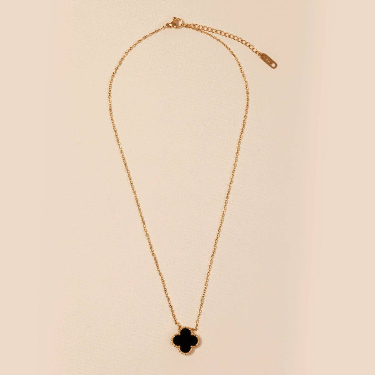 Floral Charm 18K Gold-Plated Stainless Steel | Necklace