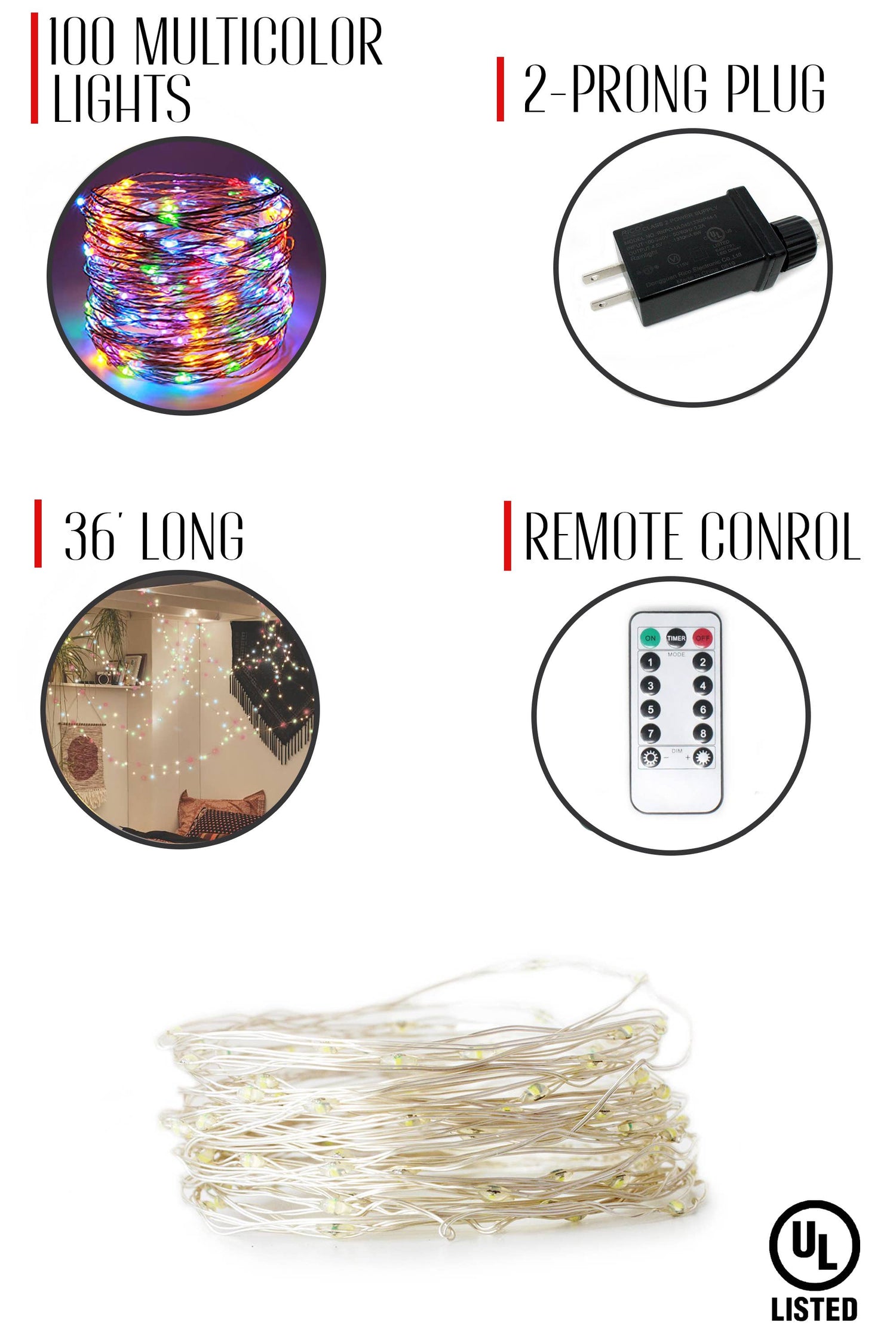 String Lights - Multicolored