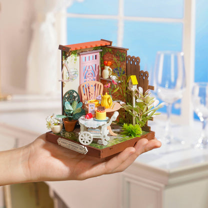 DIY Miniature House Kit: Fancy Tea Yard