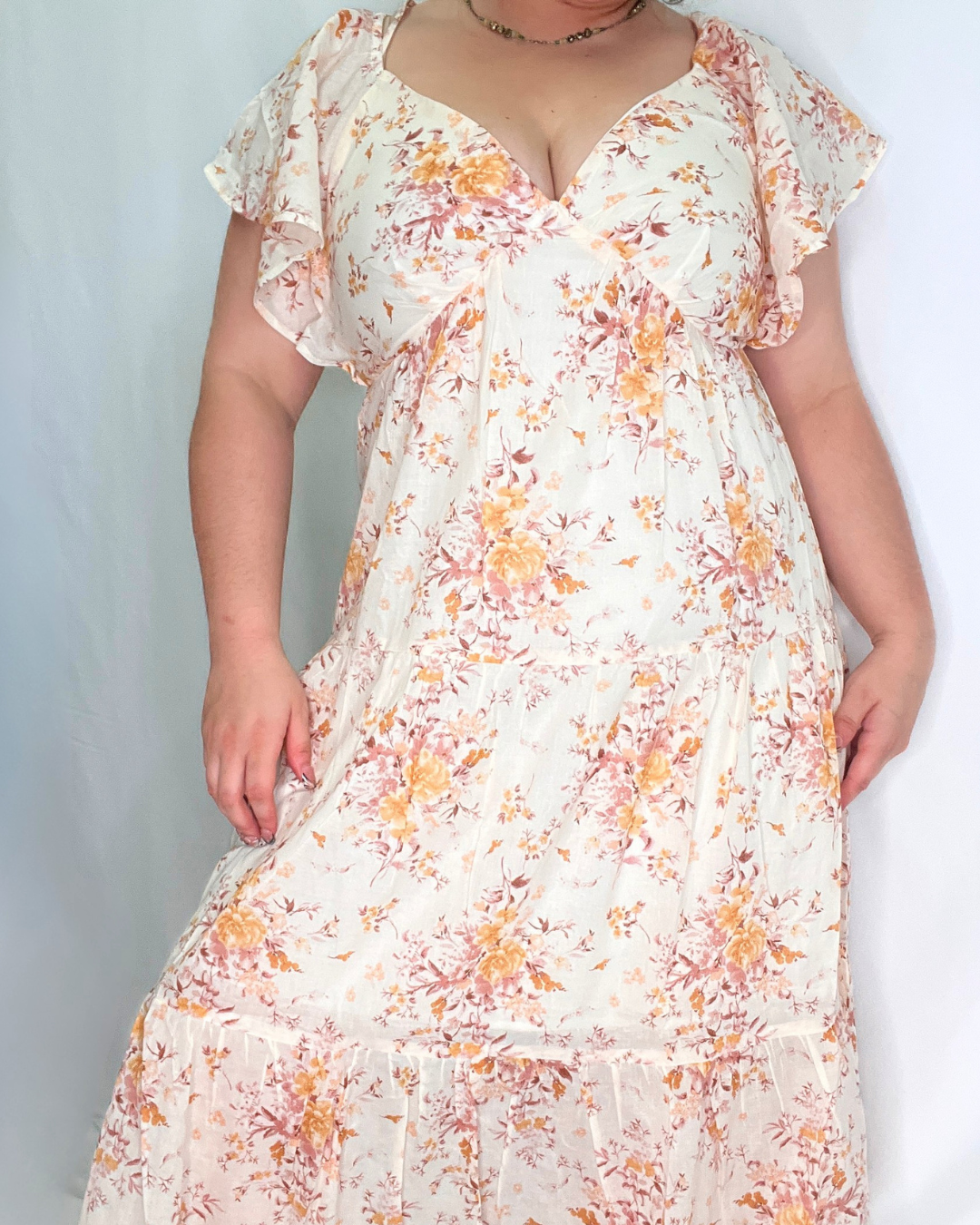 Sunset Blossom Dress