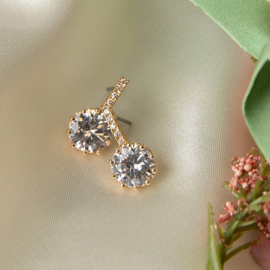 Pave Bar Earrings