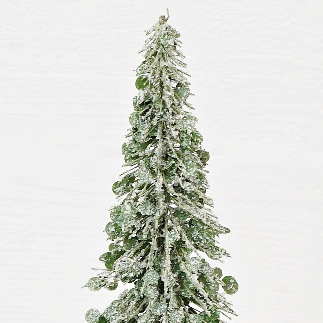 Icy Boxwood Brush Tree