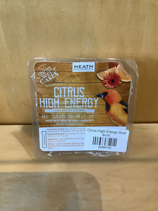 Citrus High Energy Suet