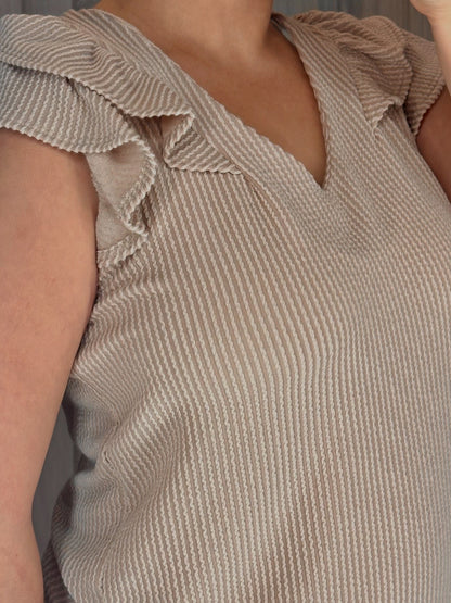 Hazel Ruffle T-Shirt