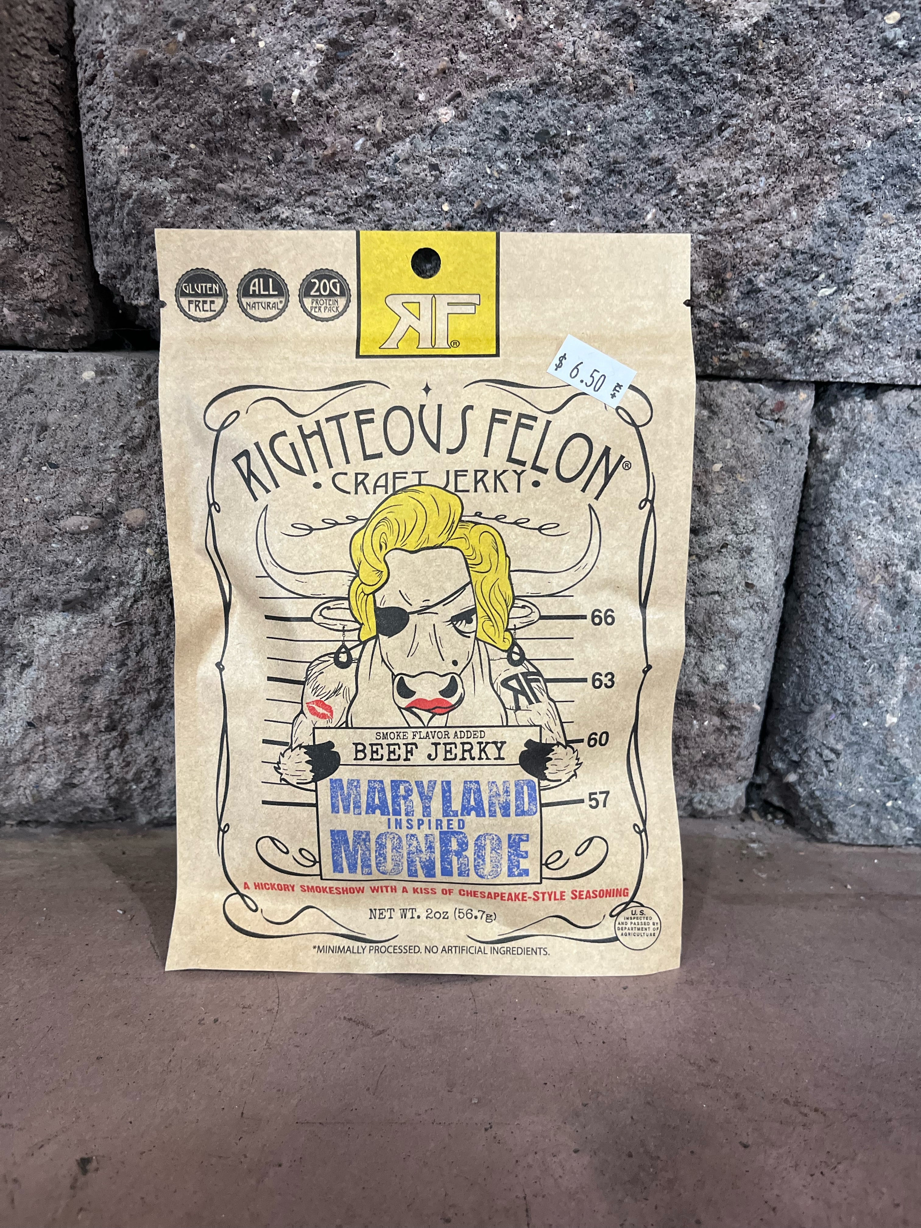 Righteous Felon Craft Jerky