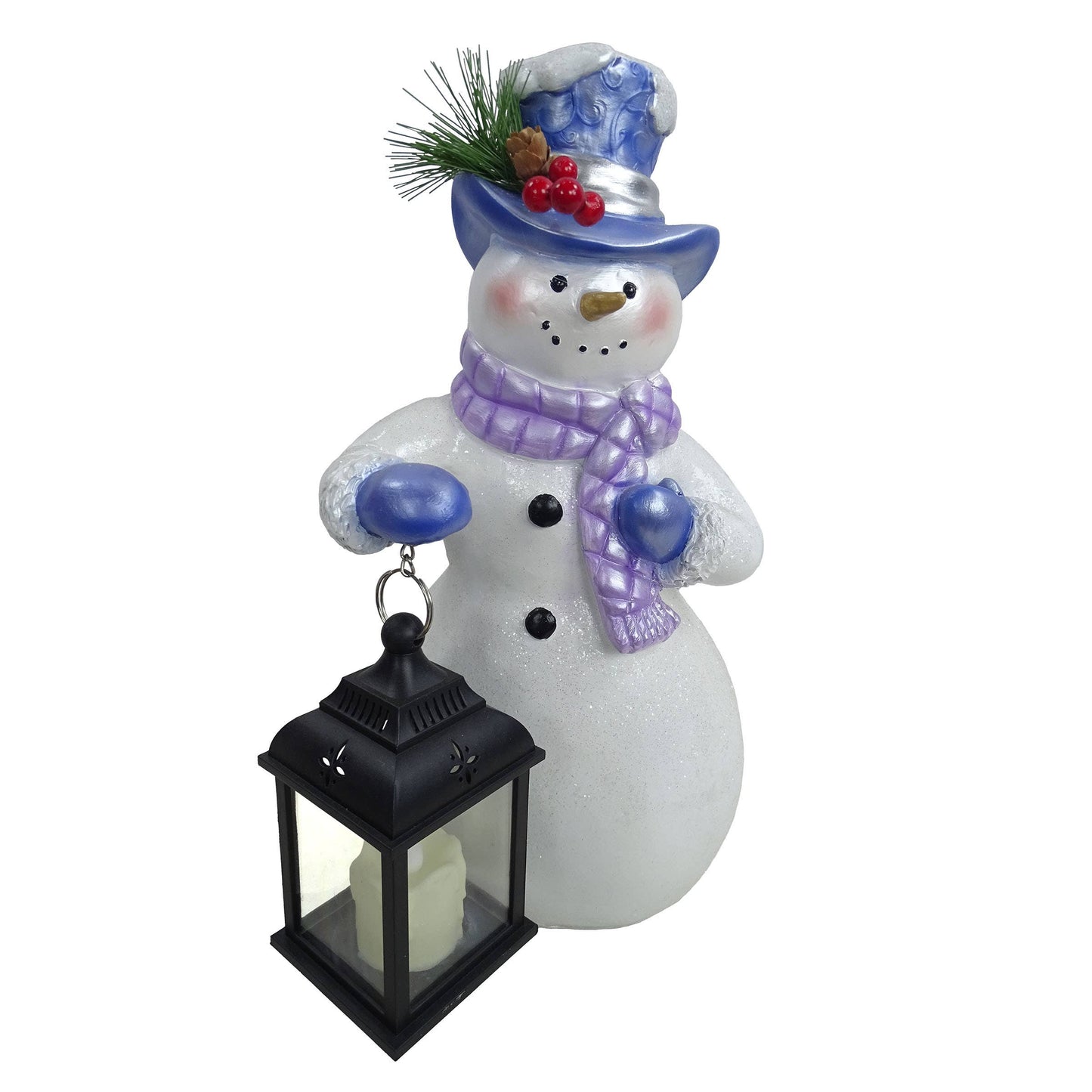 Winter Snowman Statue