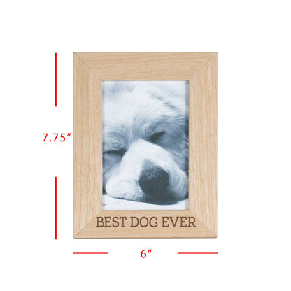 "Best Dog Ever" Wood Frame