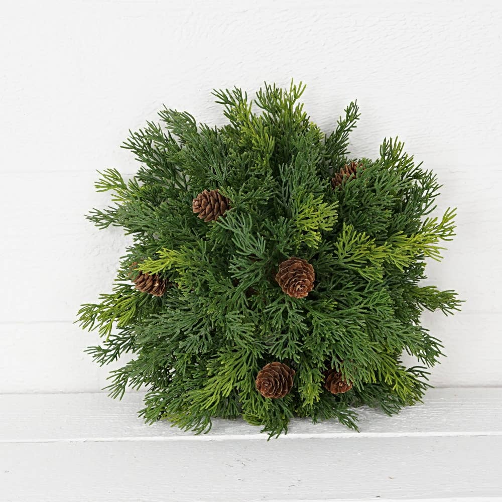 Evergreen Cypress Half Sphere