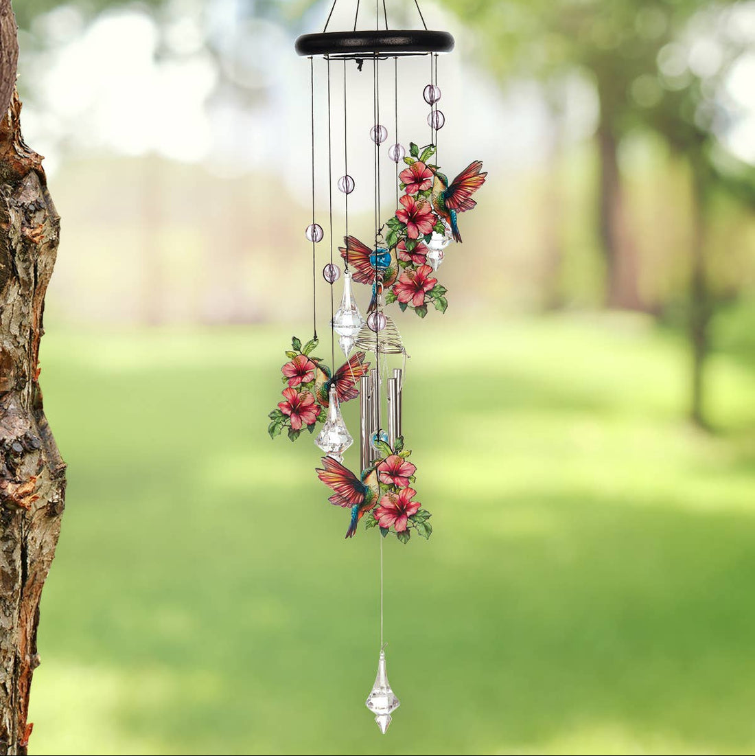 Hawaiian Hummingbird Wind Chime