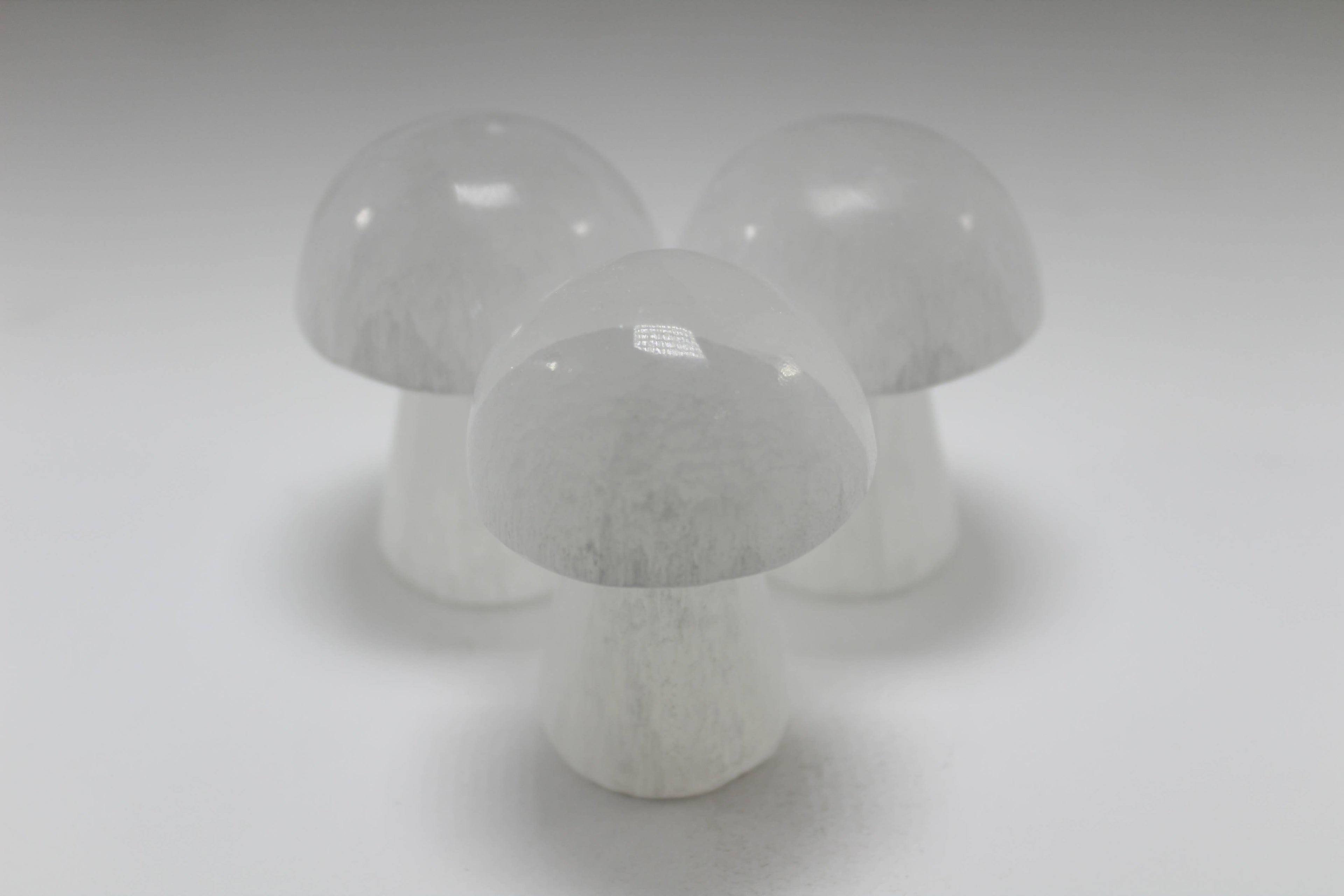 Selenite Mushroom White
