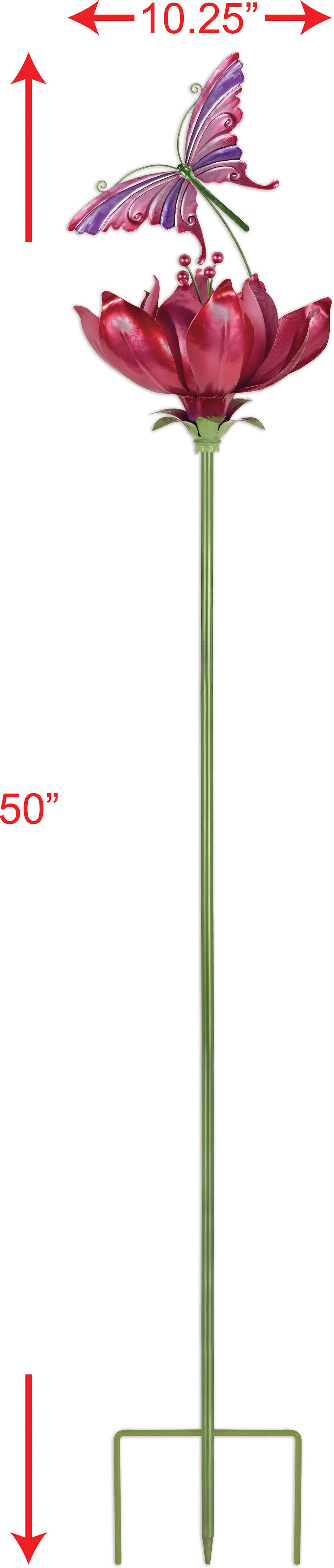 Butterfly Spinner Garden Stake