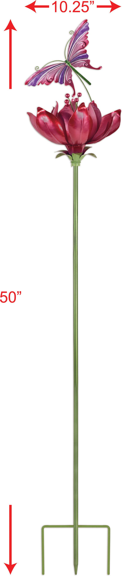 Butterfly Spinner Garden Stake