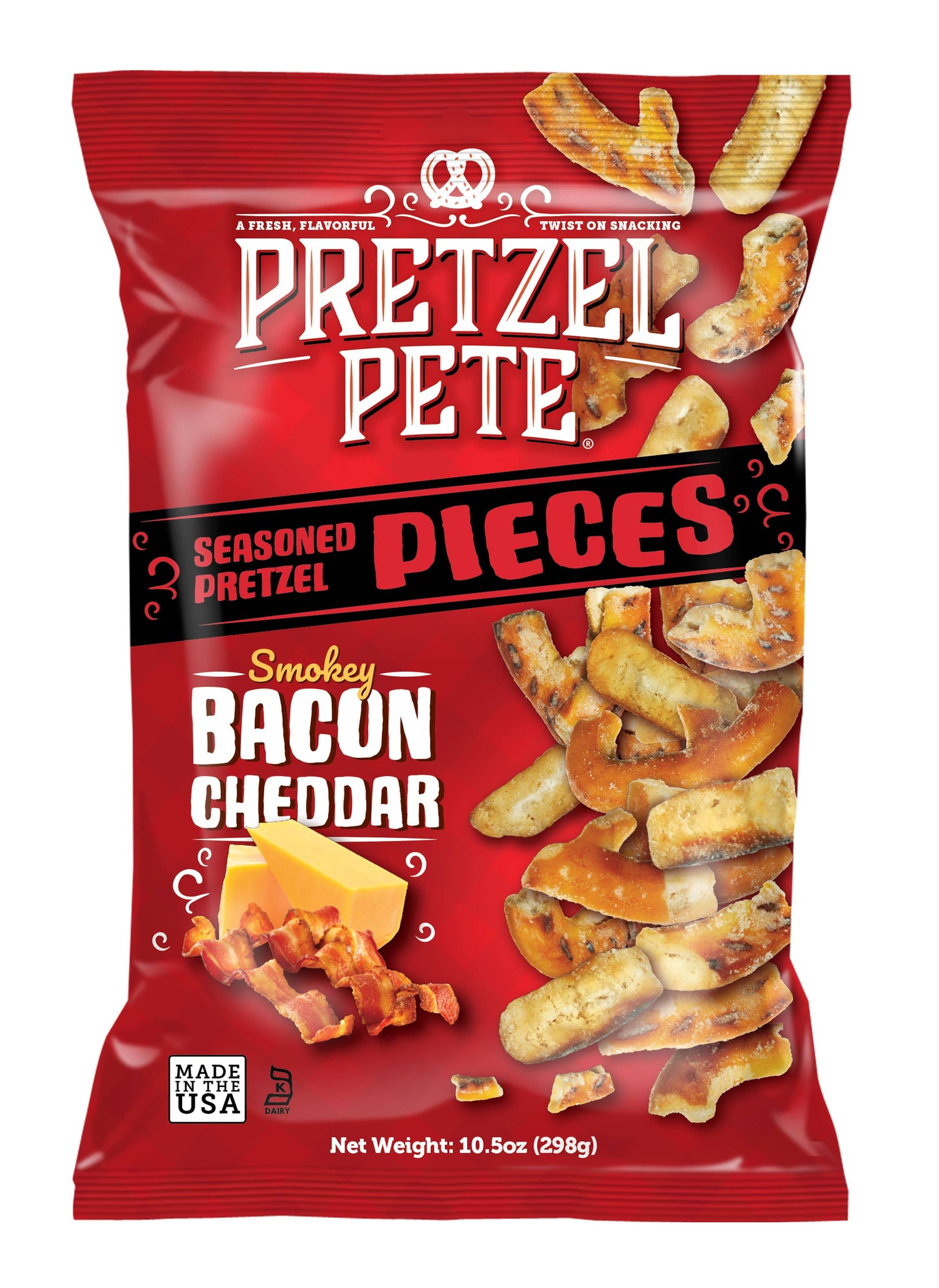 Smokey Bacon Cheddar Pretzel Pieces