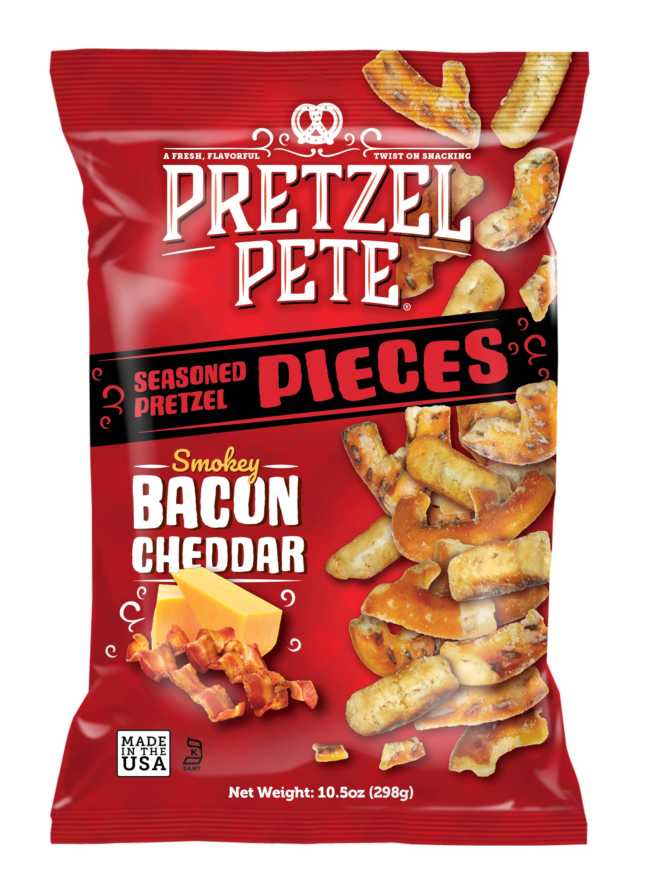 Smokey Bacon Cheddar Pretzel Pieces