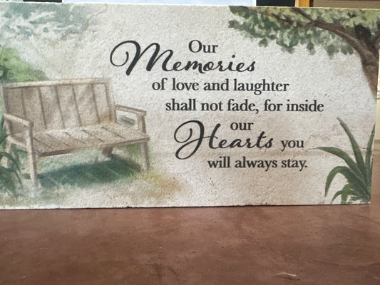 Marble Paver- Love & Laughter