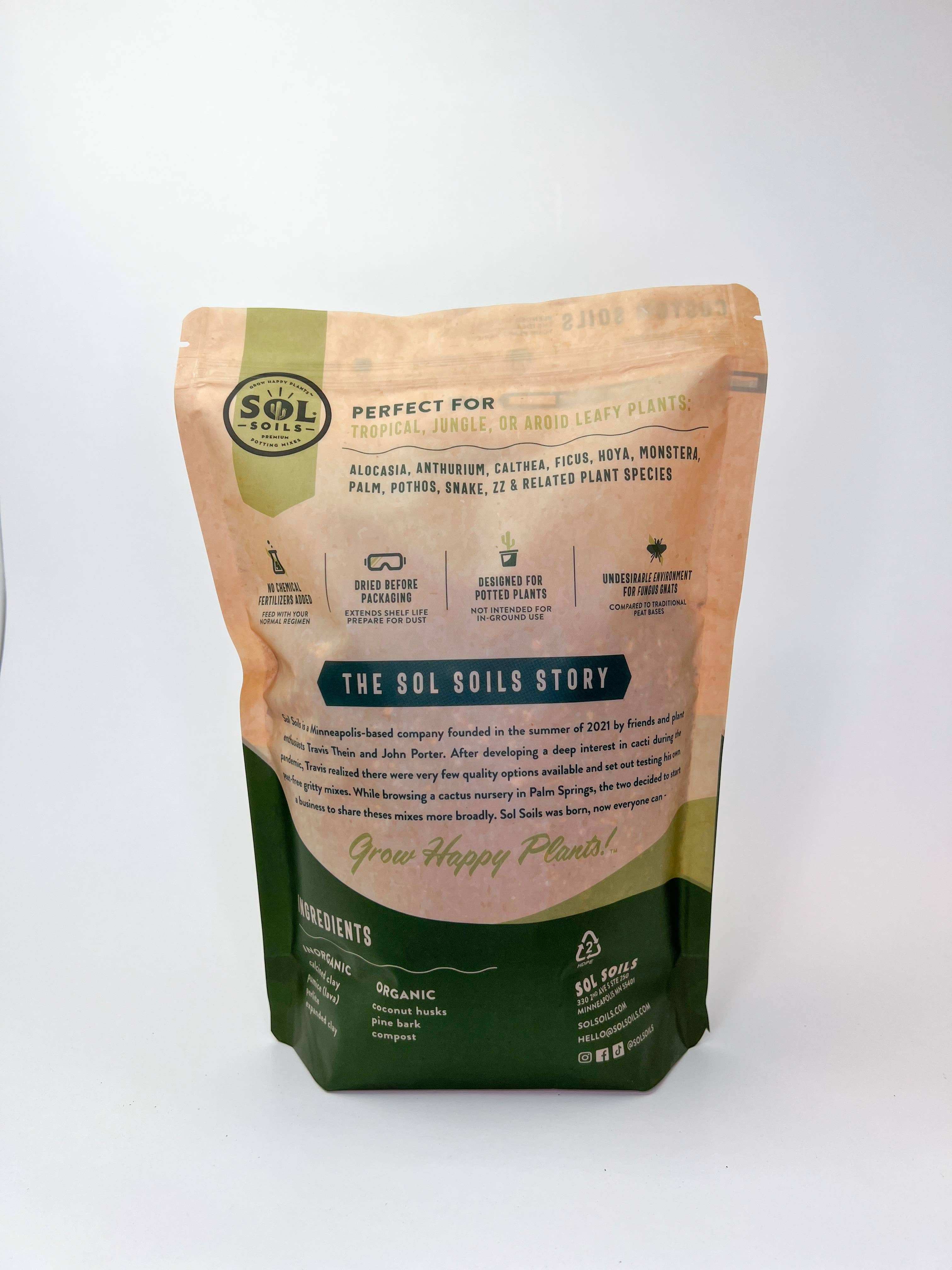 Soil (1Qt) Houseplant Chunky Mix (Aroid/Tropical Mix)