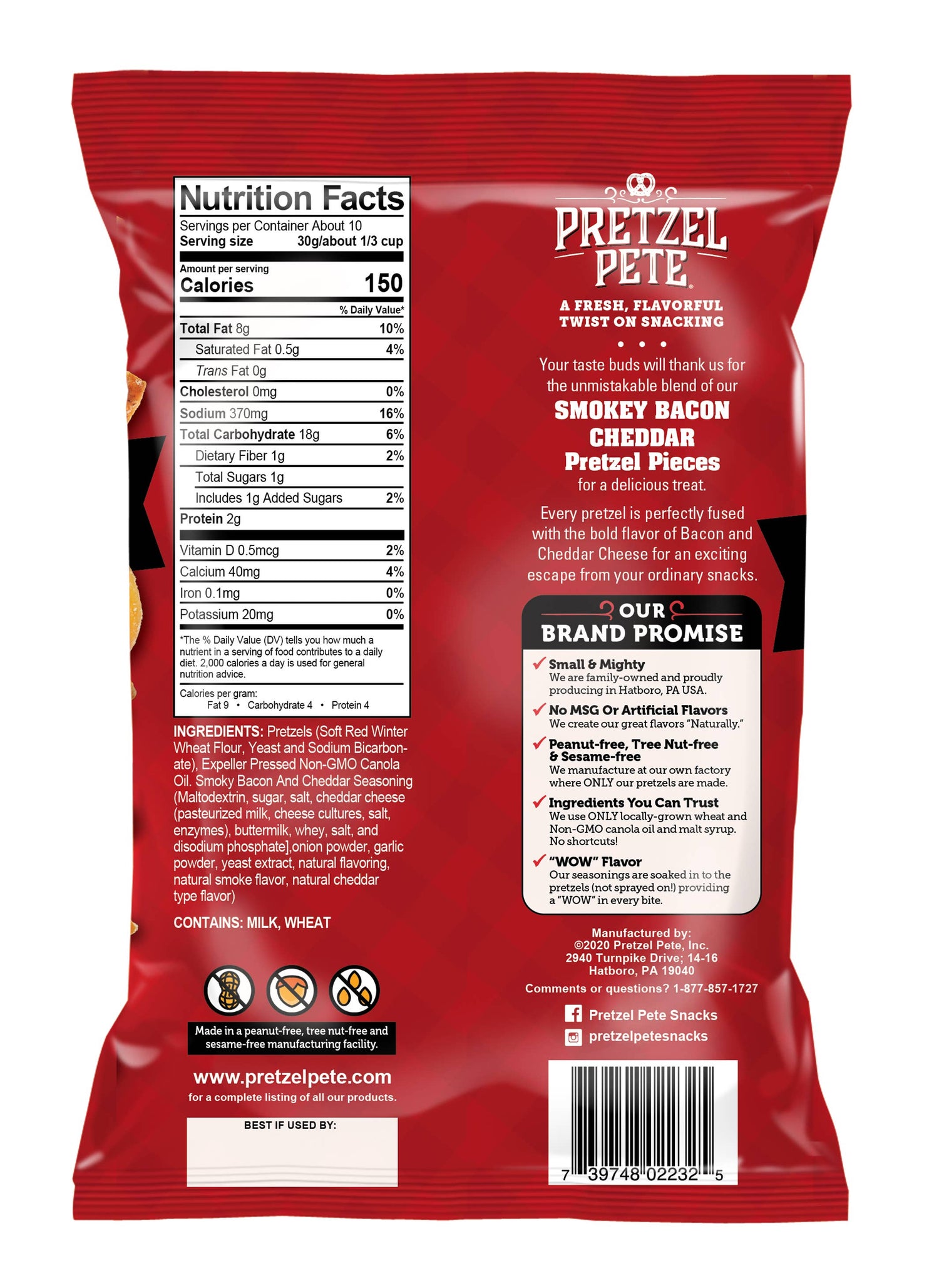 Smokey Bacon Cheddar Pretzel Pieces