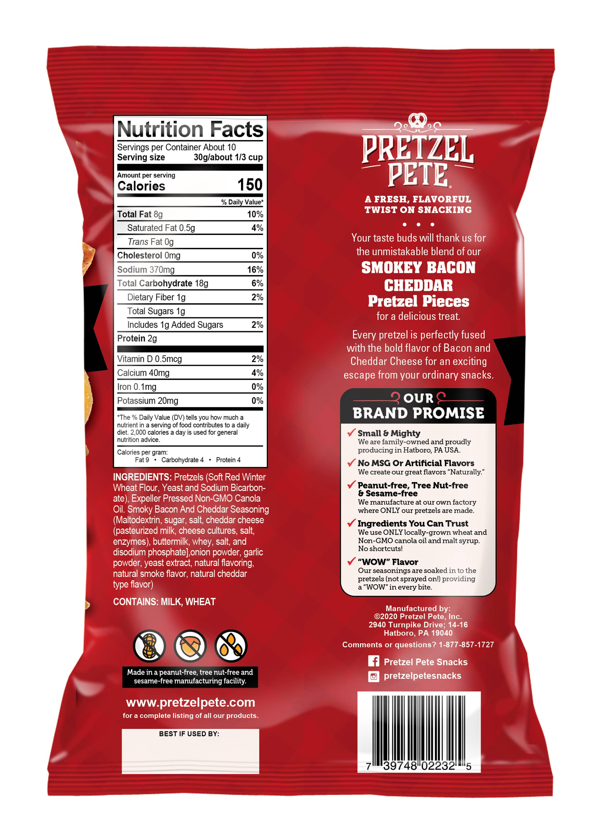 Smokey Bacon Cheddar Pretzel Pieces