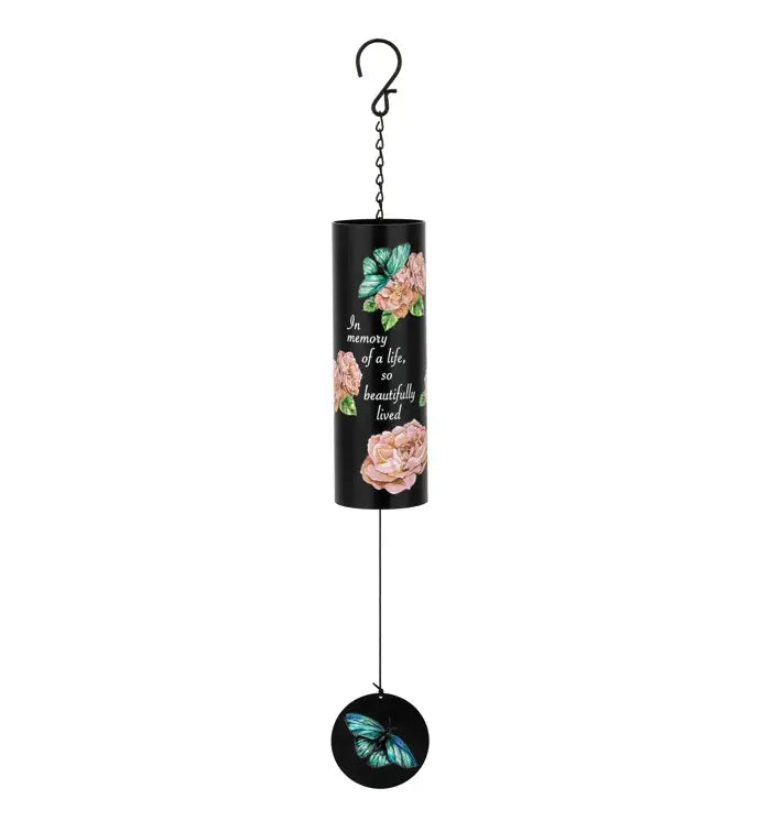 In Memory Cylinder Wind Chime