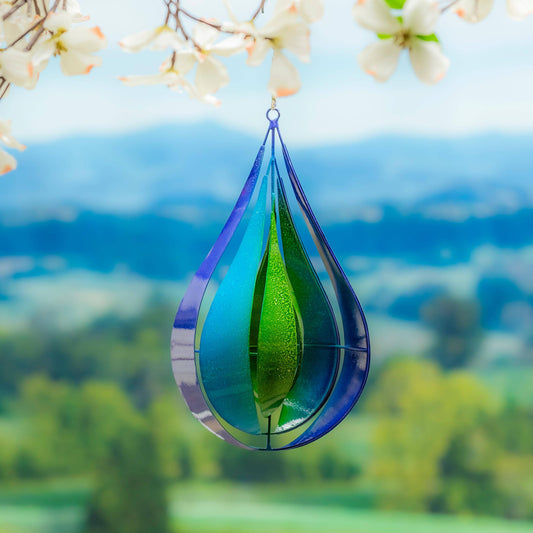 Metal Wind Twirler Teardrop