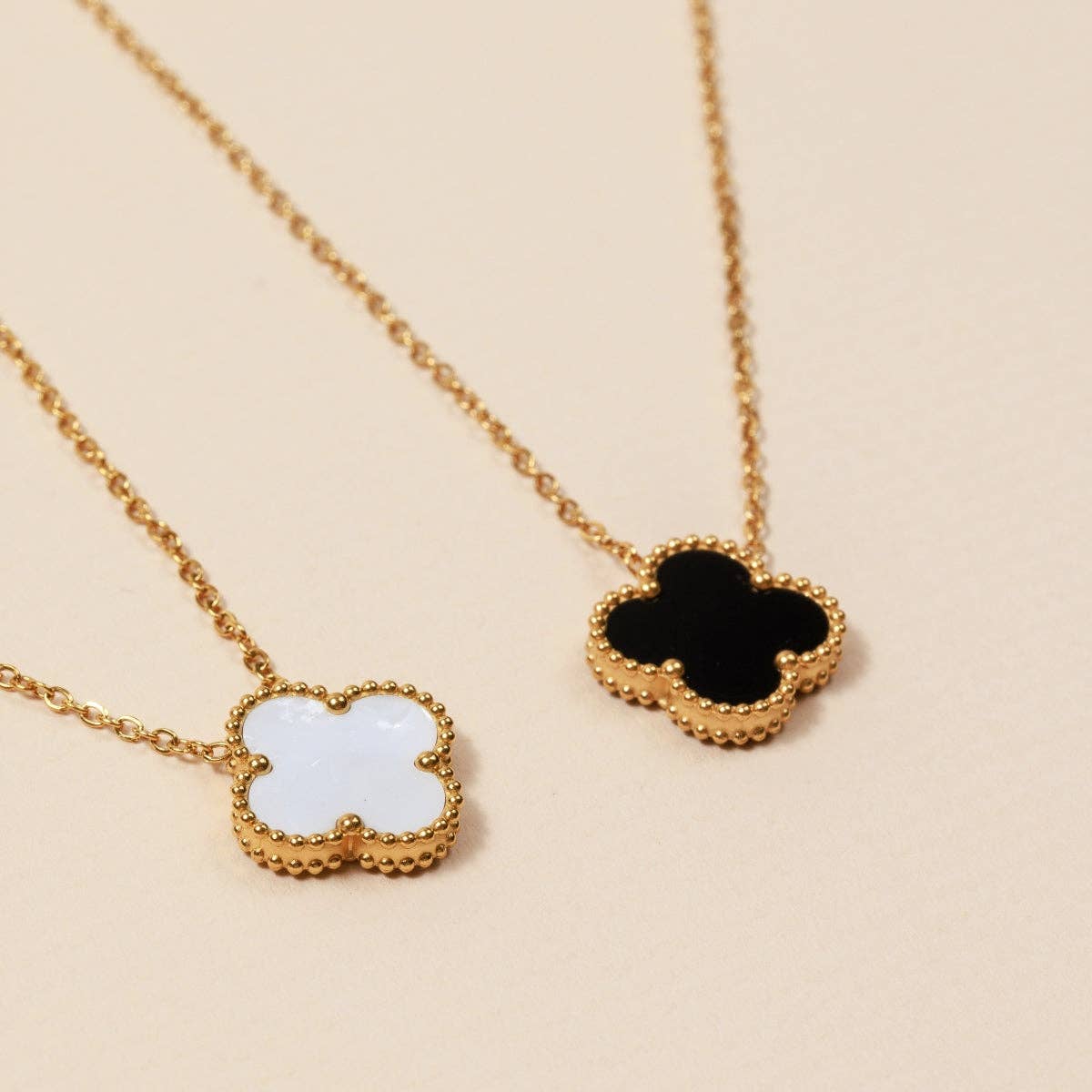 Floral Charm 18K Gold-Plated Stainless Steel | Necklace