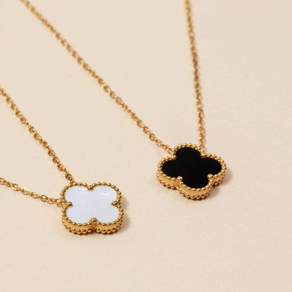 Floral Charm 18K Gold-Plated Stainless Steel | Necklace