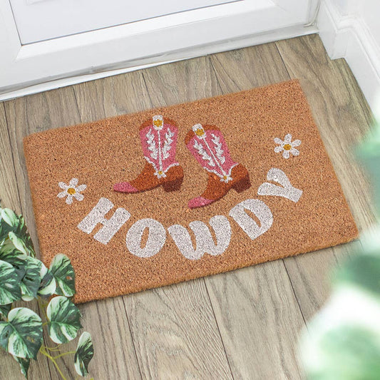 Natural Howdy Doormat