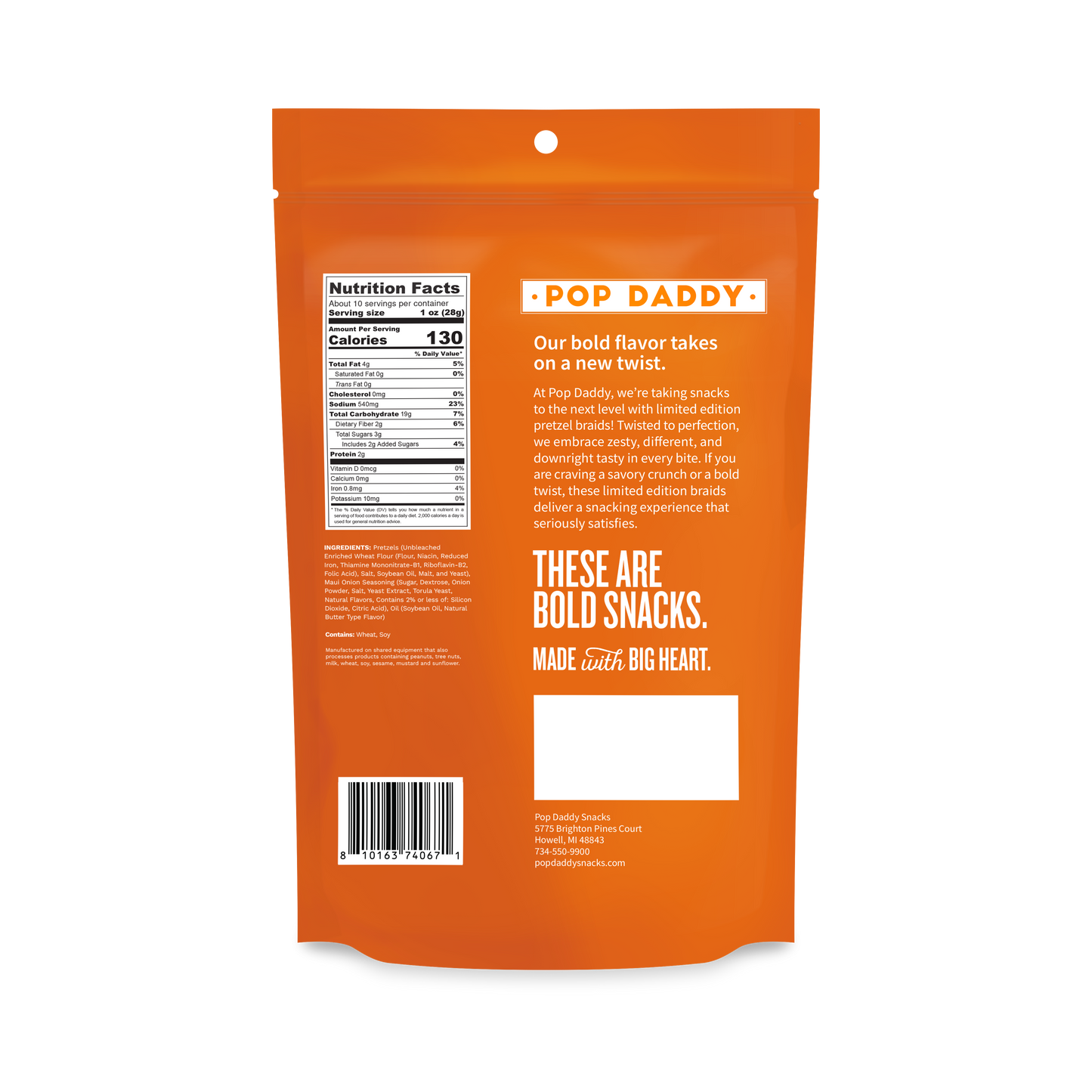 Sweet Maui Onion Pretzels