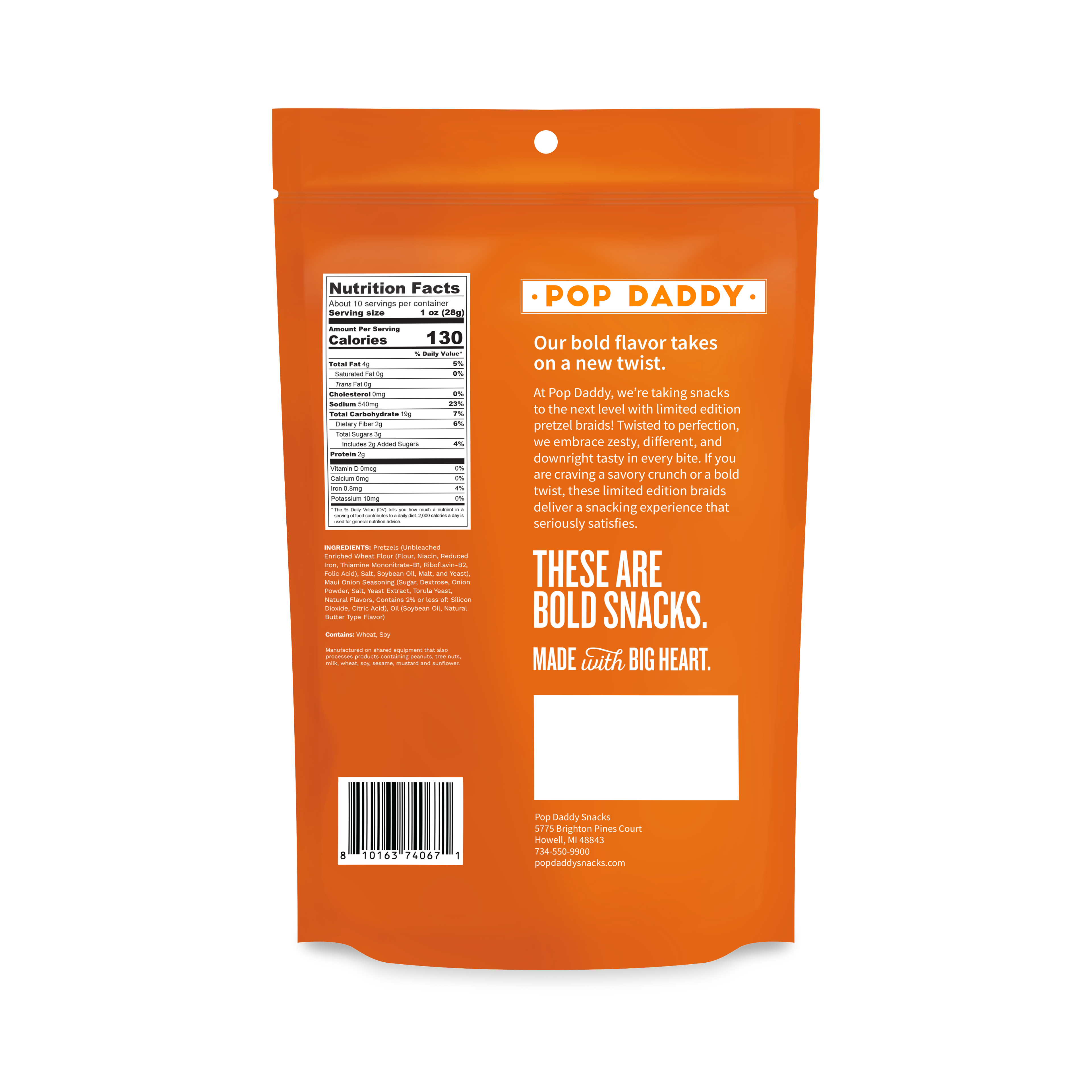 Sweet Maui Onion Pretzels