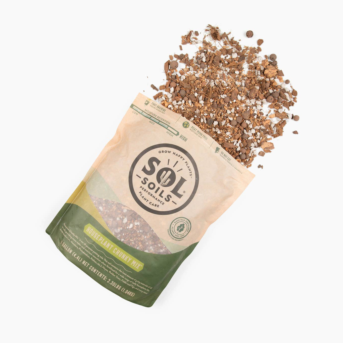 Soil (1Qt) Houseplant Chunky Mix (Aroid/Tropical Mix)