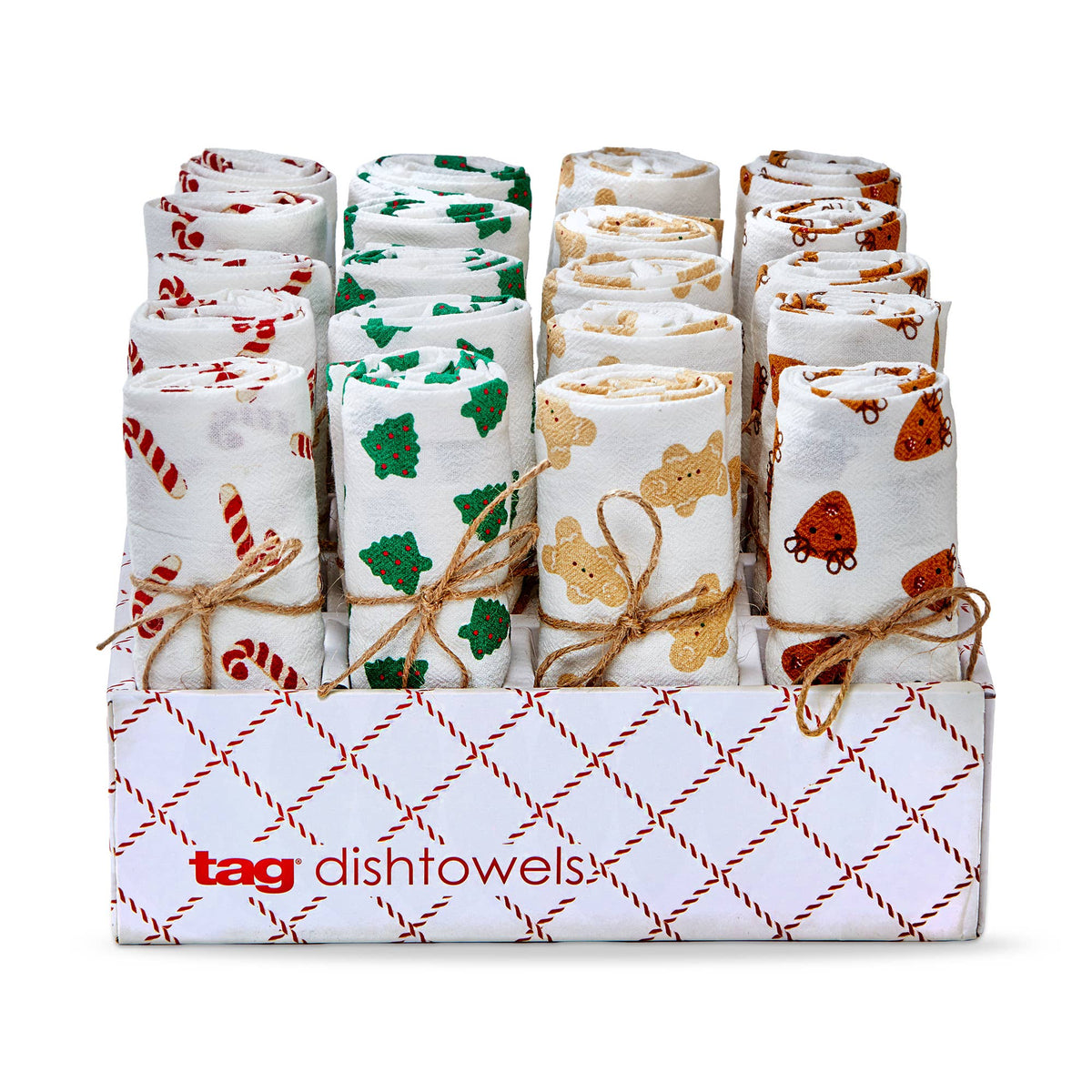 Christmas Floursack Dishtowel Assortment,