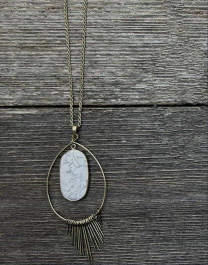 Valerie Howlite Necklace