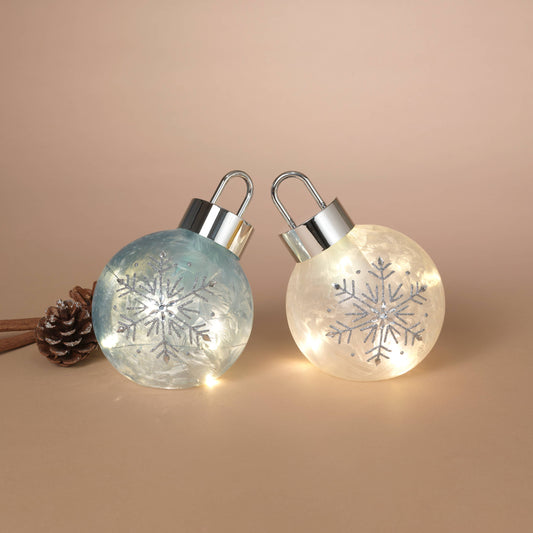 Lighted Snowflake Ornament