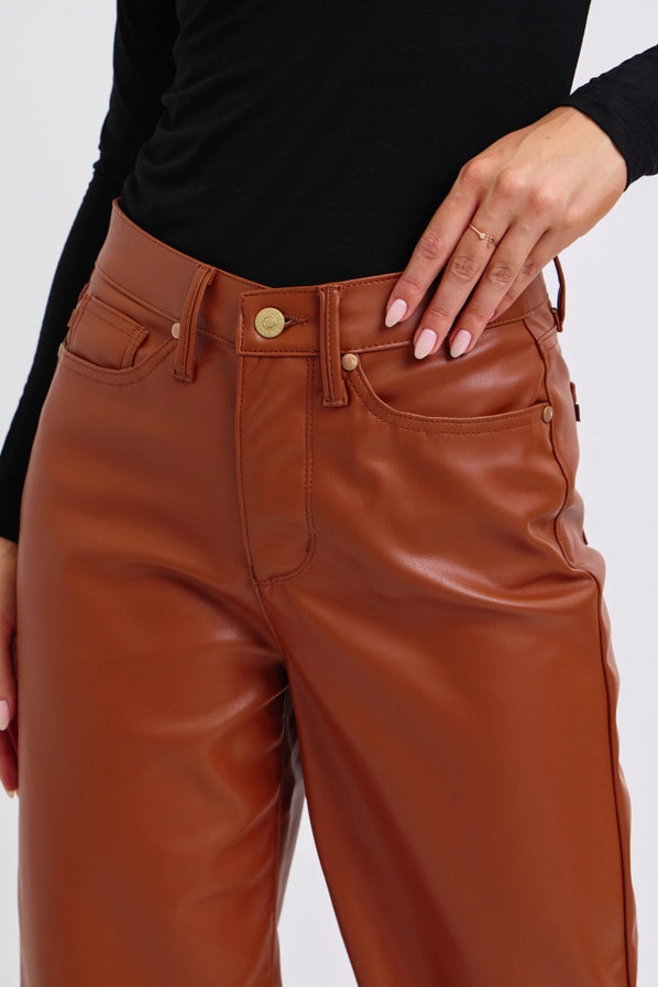 Icon Leather Jeans
