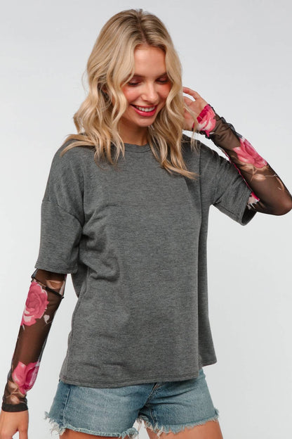 Twofer Mesh Top (Curvy)