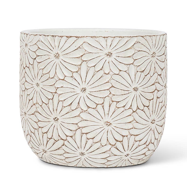 Classic Daisy Planter- Round