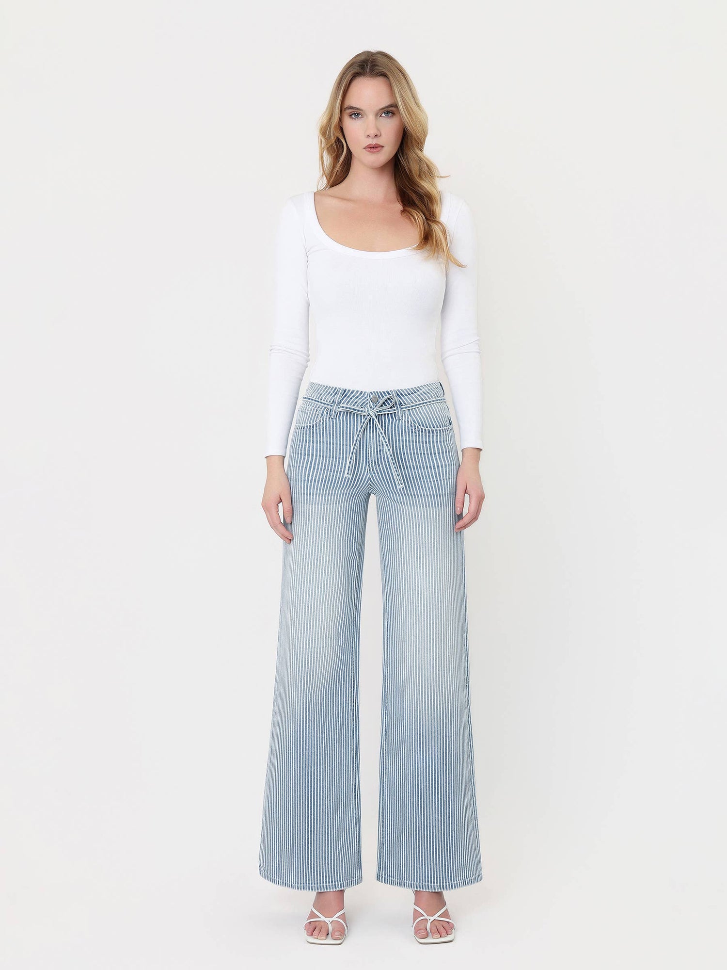 Pinstripe Play Jeans