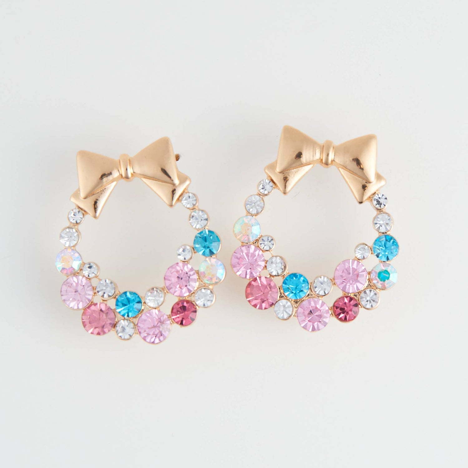 Pastel Wreath Earrings
