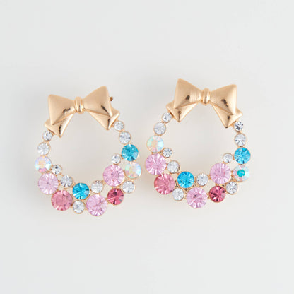 Pastel Wreath Earrings