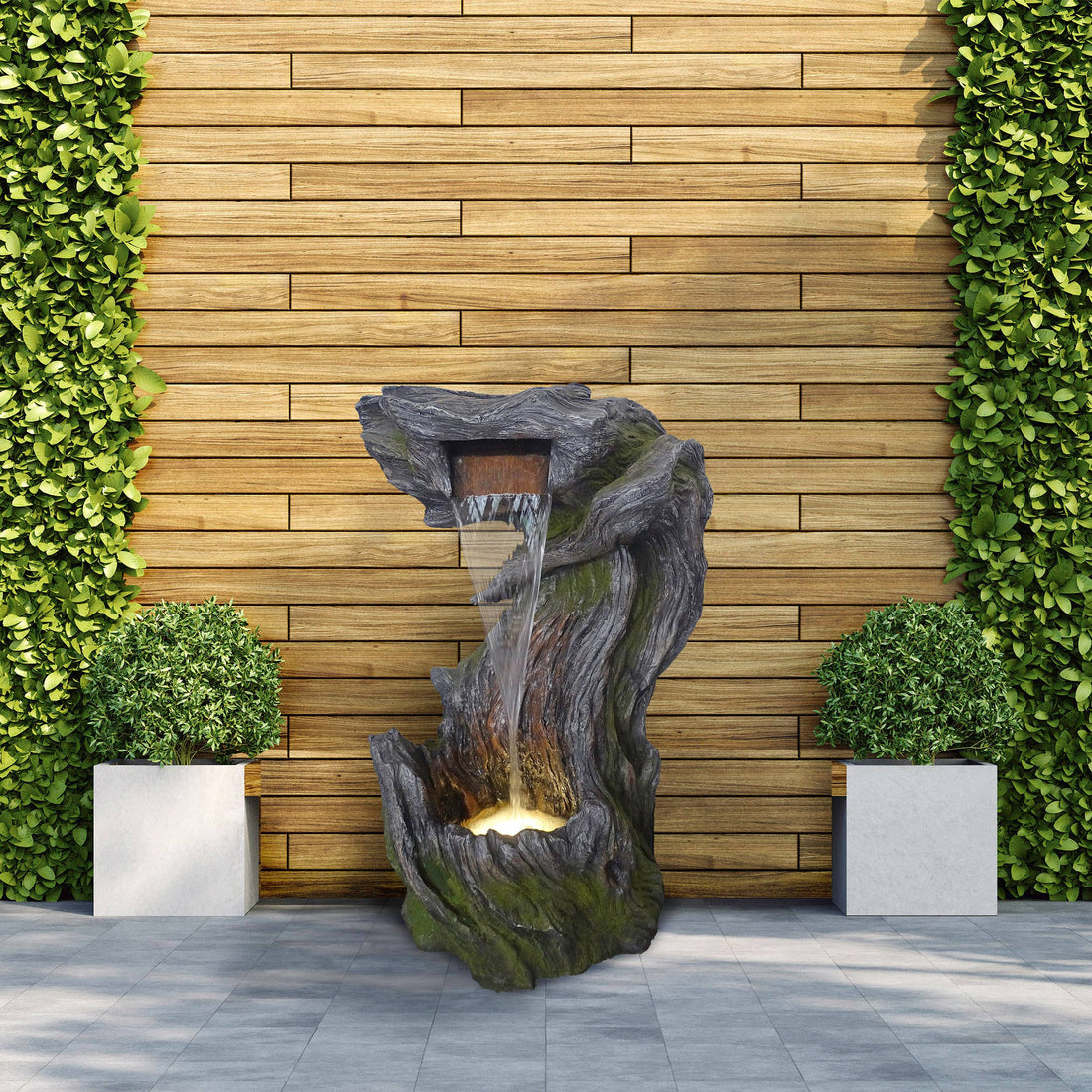 Tree Bark Fountain