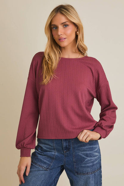 Ruching Long Sleeve