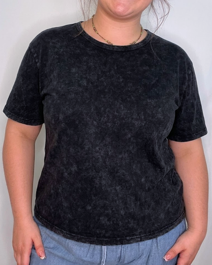 Midnight Mineral Wash Tee