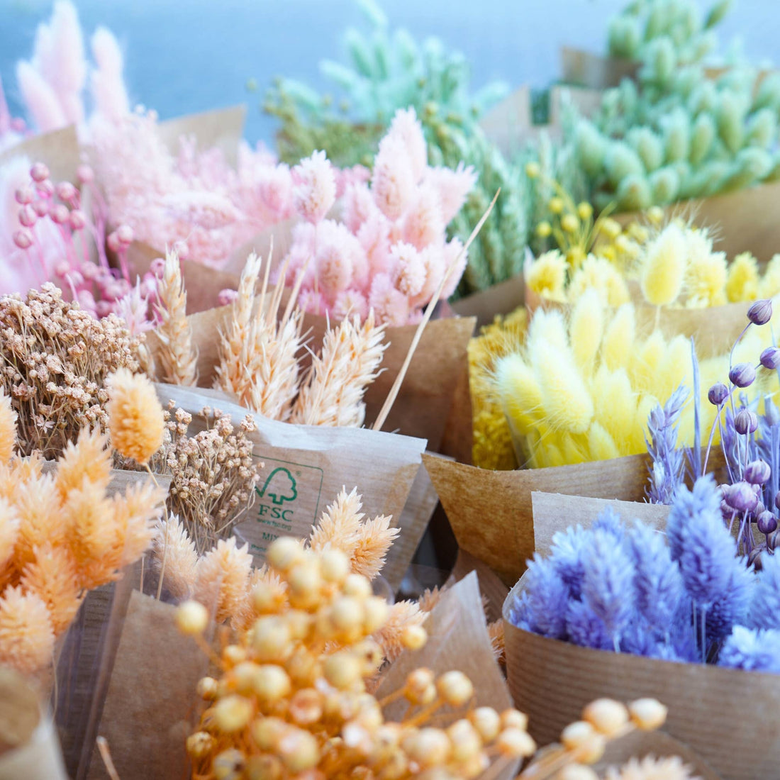 Dried Flowers Lilac Mix