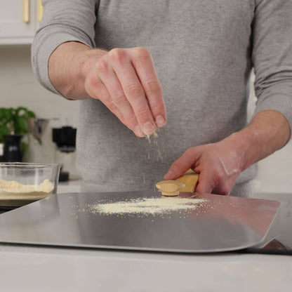 Old Stone Foldable Pizza Peel With Folding Handle, 14x16-In