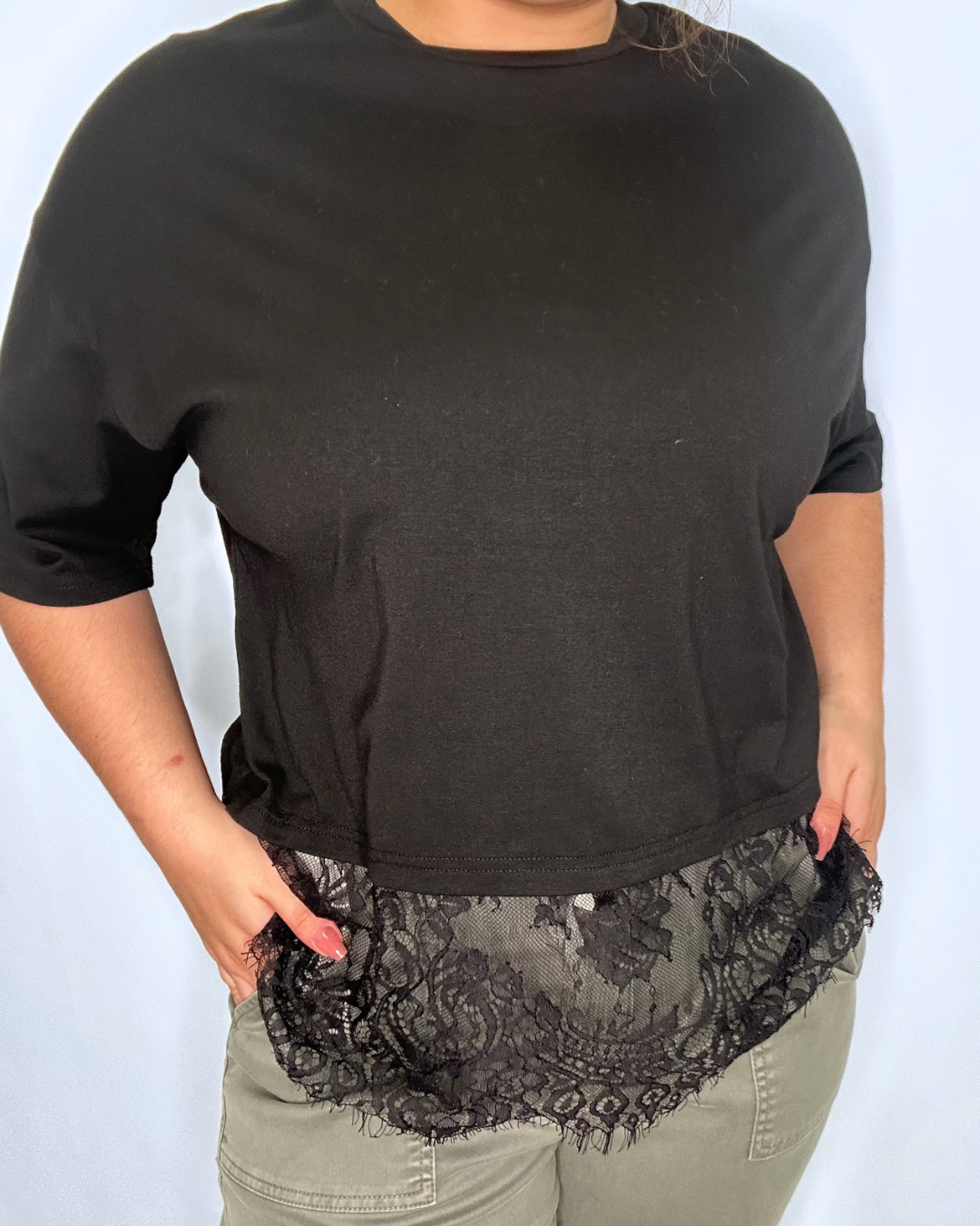 Midnight Lace Top
