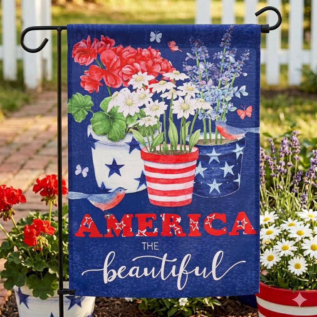 America Garden Flag